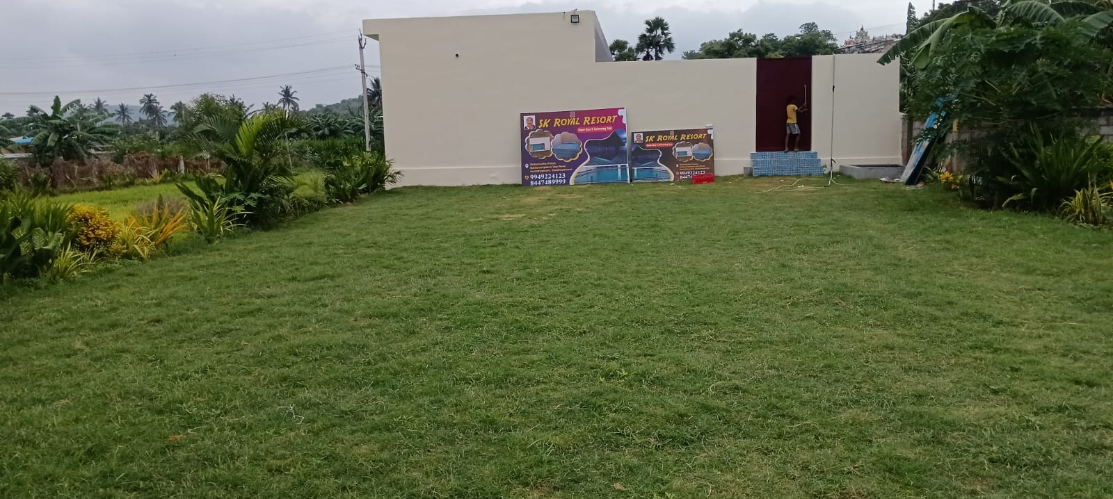 Green garden lawn at SK Royal Resorts